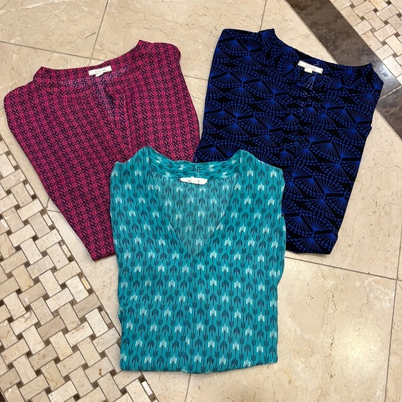 Lot of 3 Pleione tops - Picture 1 of 10